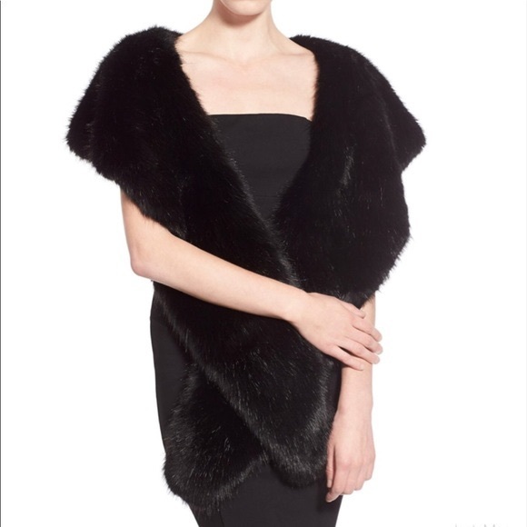 nordstrom faux fur wrap